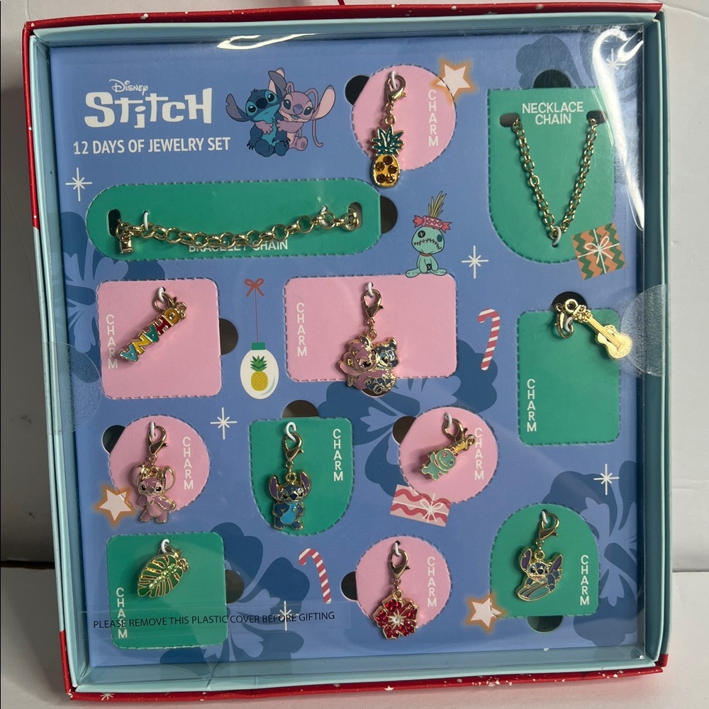 Disney Stitch 12 Days of Jewelry Set